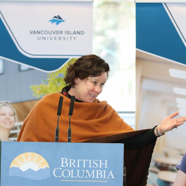 Dr. Deborah Saucier, VIU President and Vice-Chancellor. 