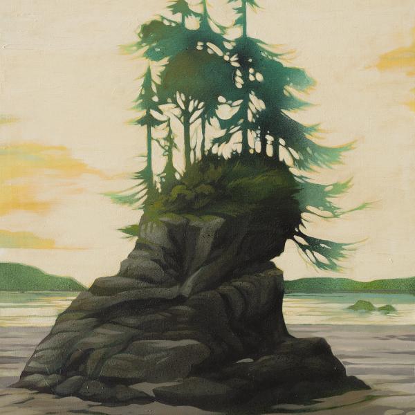 Bamfield pillar painting