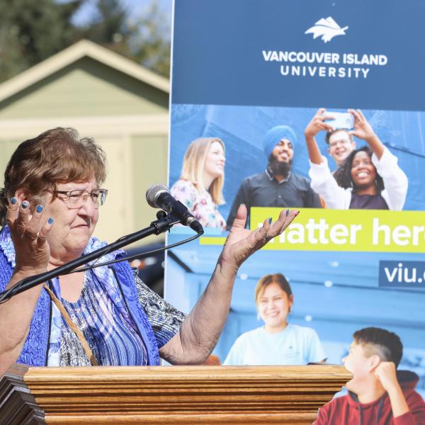 VIU Elder-in-Residence Stella Erasmus Johnson